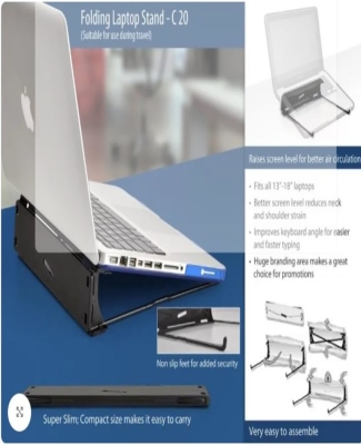 Folding laptop stand (suitable for travelling)