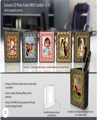 3D photo frame Tumbler