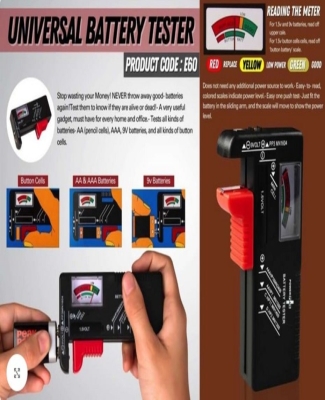 Power Plus universal battery tester