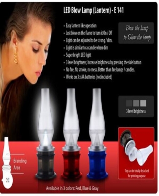 LED Blow lamp (Lantern) (with 3 step light)