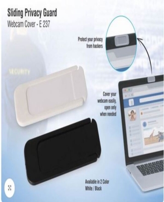 Sliding privacy guard webcam cover