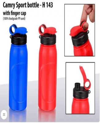 Camry Sport water bottle with finger cap