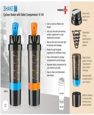 Shake it Cyclone shaker with Tablet compartment