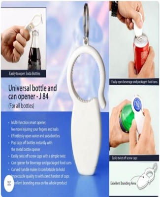 Universal bottle and can opener: For all bottles