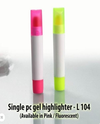 Single pc gel highlighter