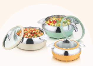 Casserole Set Crystal 1500-2000-2500