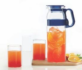 LEMON SET - JUG 1.3 L + VISION MEDIUM (SET OF 6) (NEW ARRIVAL)