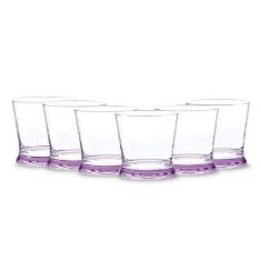 LORD PURPLE GLASS SET OF 6