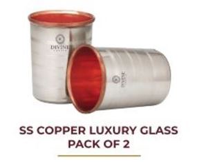 SS COPPER LUXURY GLASS PACK OF 2