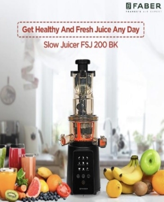 Faber Slow Juicer and Salad Maker With Digital Display