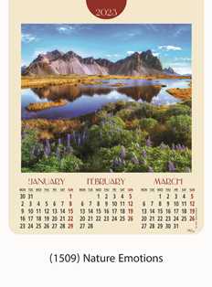 Four Sheeter Wall Calendar : Nature Emotions