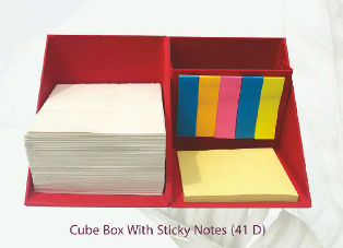 Cube Pad with Sticky Notes