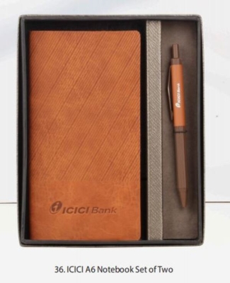 ICICI A6 Notebook Set of Of Two