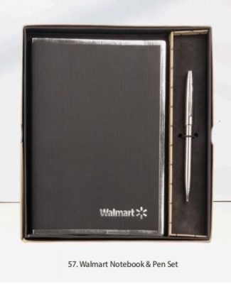 Walmart Notebook & Pen Set