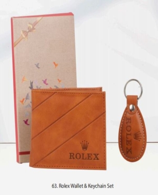 Rolex Wallet & Keychain Set