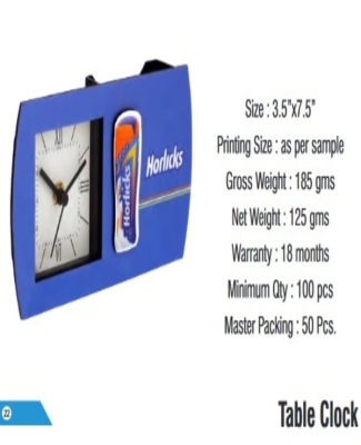 TABLE CLOCKS : HORLICKS