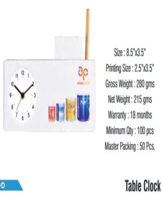 TABLE CLOCKS : ASIAN PAINTS