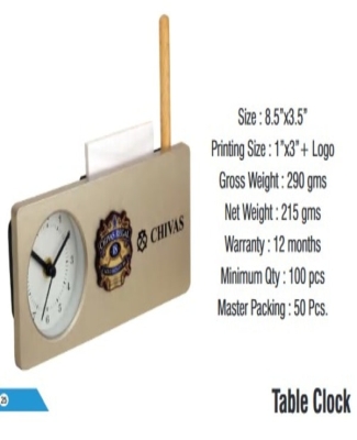 TABLE CLOCKS : CHIVAS