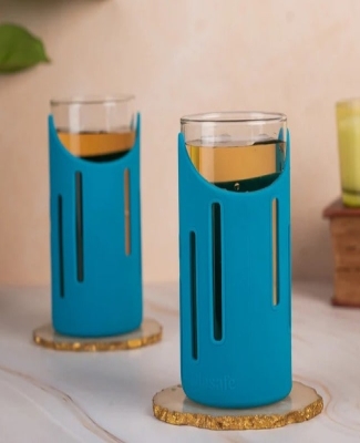 Glasses Set of 2-350ml (Blue)