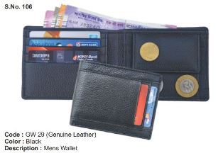 Mens Wallet - Genuine Leather