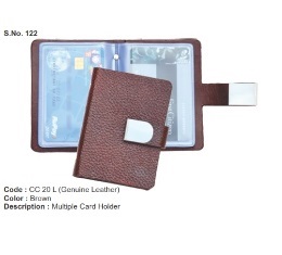 Multiple Card Holder - Genuine Leather