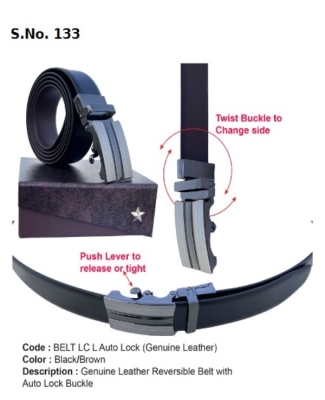 BELT-LC L Auto LockBlack/Brown