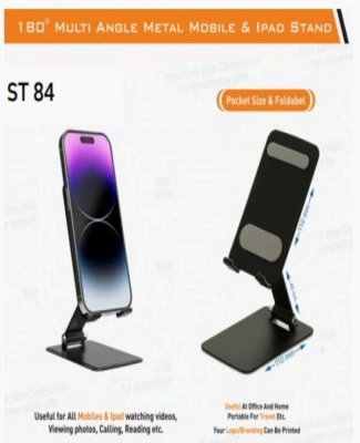 180 DEGREE BLACK MULTI ANGLE MOBILE & IPAD STAND