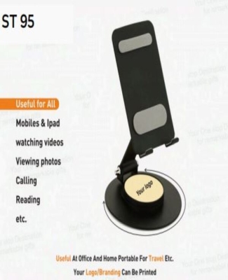 360 DEGREE ROTATING FOLDABLE METAL MOBILE & IPAD STAND