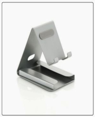 GREY COLOR MOBILE STAND WITH CARD HOLDER SLOT