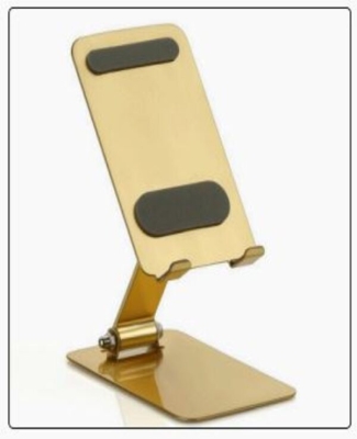 180 DEGREE GOLD FINISH MULTI ANGLE MOBILE & IPAD STAND