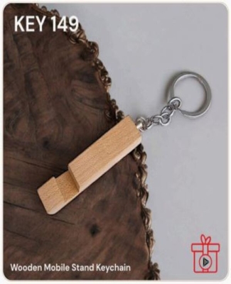 Maple Wood with Mobile Stand Utility Keychain