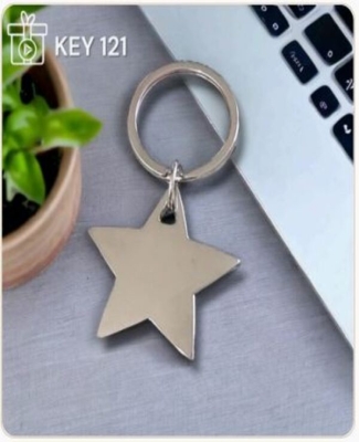 Metal Star Shape Keychain