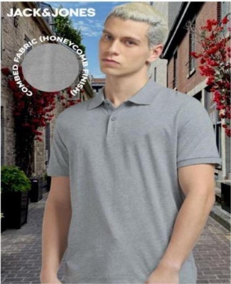 Plain Polo- Grey