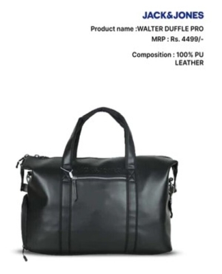 Walter Duffle Pro- Black