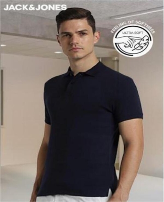 Inter Lock Polo- Navy Blue