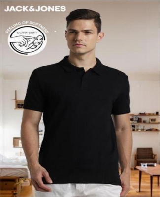 Inter Lock Polo- Black