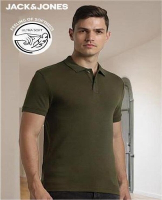 Inter Lock Polo- Olive Green