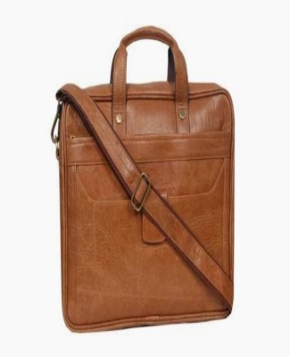 Crunch Leather Laptop Bag