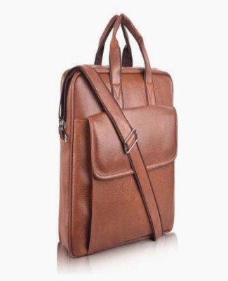 PU Front Pocket Laptop Bag