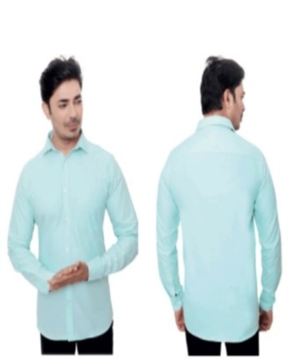 Shirts Oxford Cotton: White/Pista Green