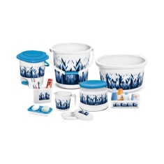 BATH SET VECTOR CLEAN UP BATH SET 9 PCS