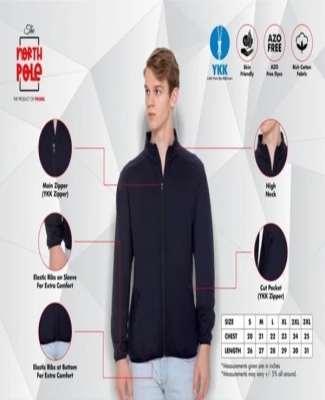 Pikmee North  Pole Mock  Collar  Jacket