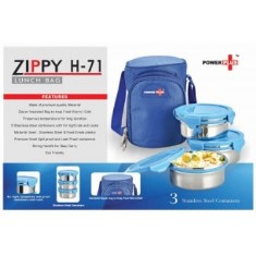 Zippy Lunch bag- 3 containers (metal) H71