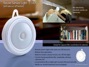 Round Sensor light (auto on/off) E142