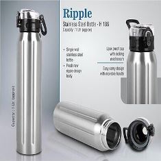 Ripple: 1 Ltr Stainless steel bottle