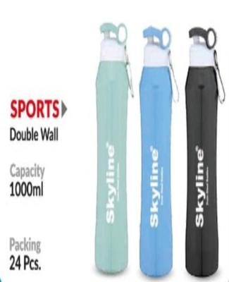 DOUBLE WALL VACUUM STEEL BOTTLE 1000ML