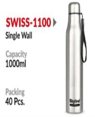 SS SINGLE WALL BOTTLE  SWISS - 1100