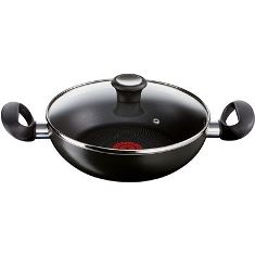 KADAI 28 CM G LID GREYISH BLACK CEREMONY