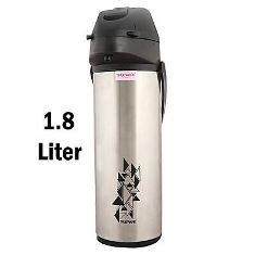 AIRPOT FLASK 1.8 LTR SS (OUTER/INNER STEEL)