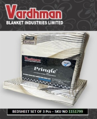 Bedsheet P-1 Pringle Set of 3